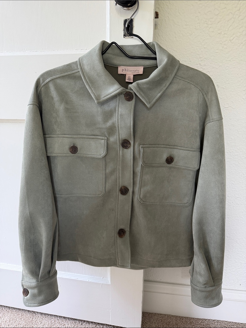 Suede philosophy button down